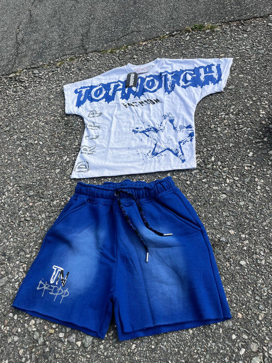 ROYAL BLUE “MAIN CHARACTER” TWO PIECE SET